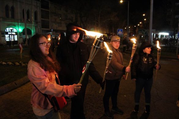 fákláys felvonulás, Makó, 1848-as megemlékezés