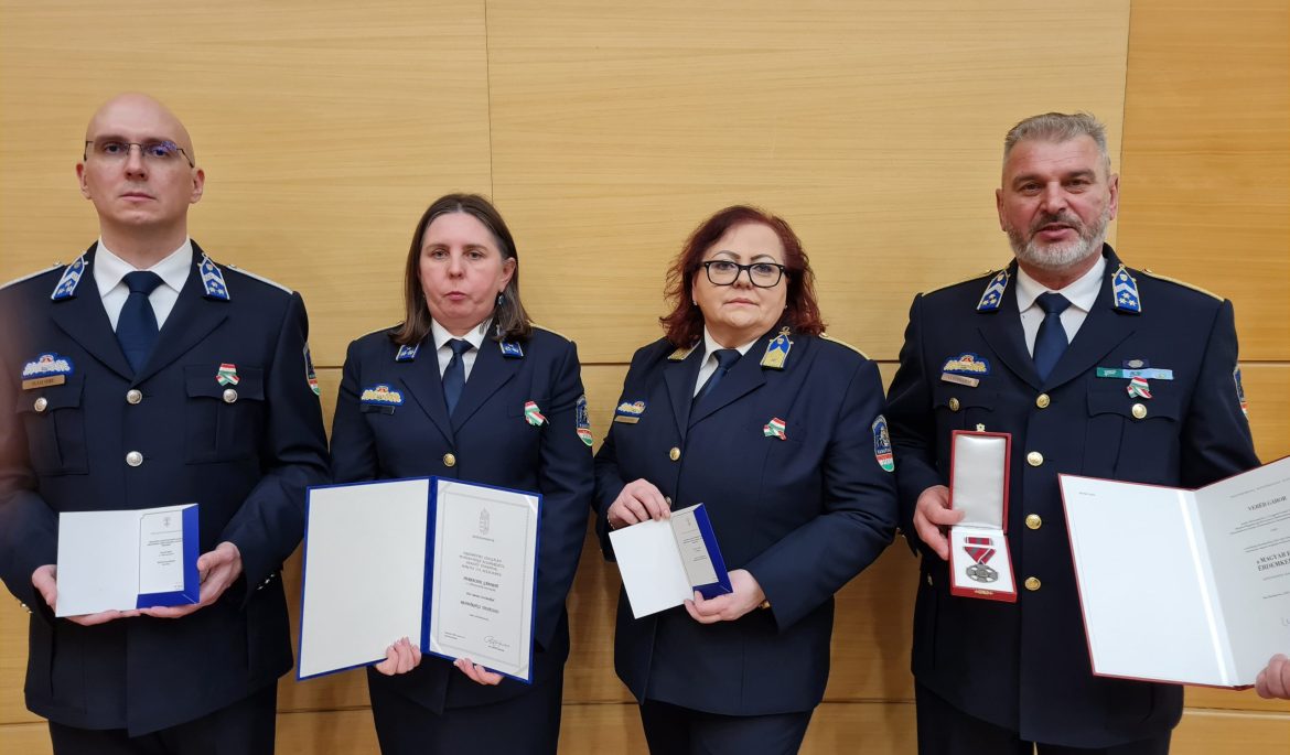 Csongrád-Csanád Vármegyei Rendőr-főkapitányság, nemzeti ünnep, március 15., díjazottak