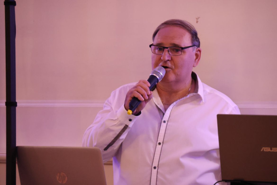 Molnár László a rotary klub rendezvényén. Fotó: Halmágyi Gábor