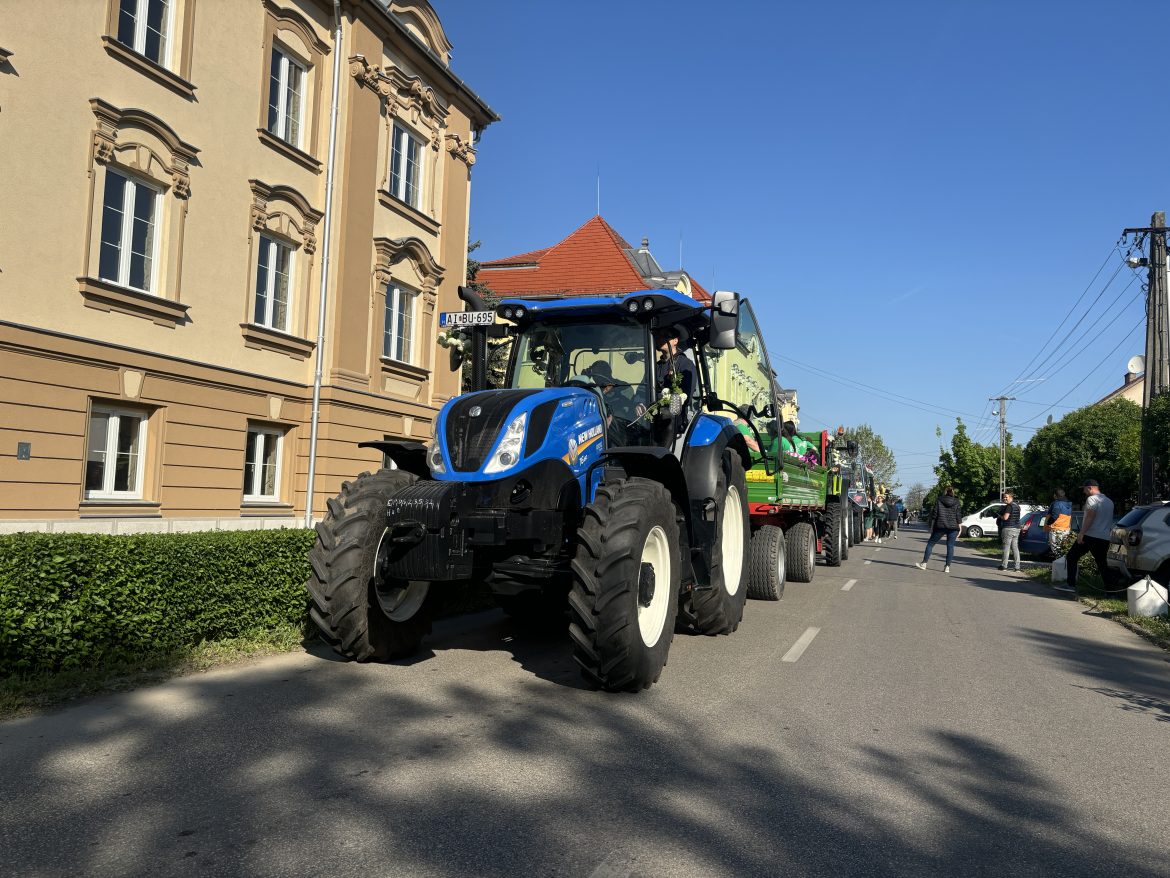 traktoros ballagás, Galamb