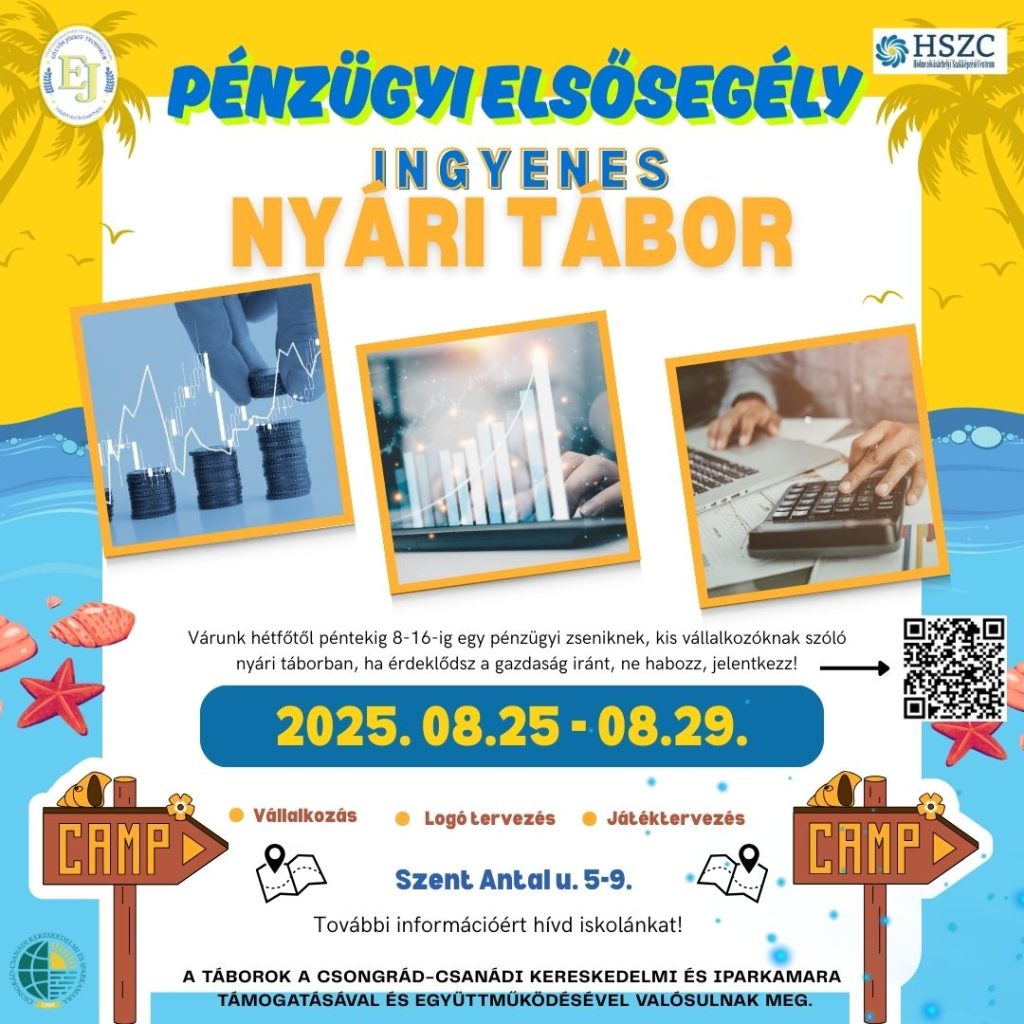 Pénzügyi elsősegély nyári tábor, HSZC Eötvös József Technikum
