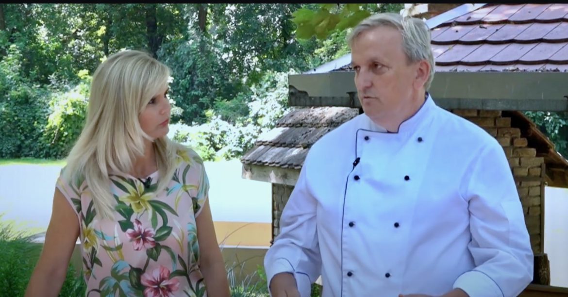 töltött csirke marinált zöldségekkel, Kisistók Tímea, Némedi József mesterszakács