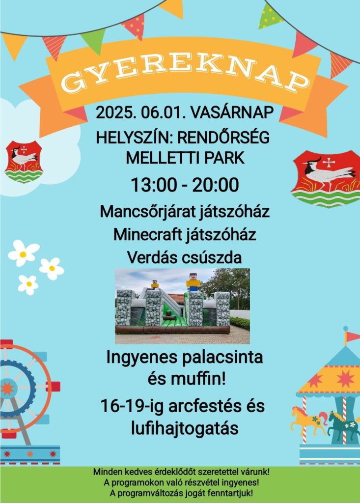 Apátfalva, gyermeknap, plakát