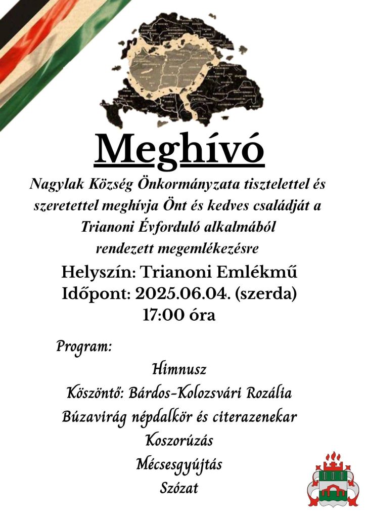 Nagylak, nemzeti összetartozás napja, plakát