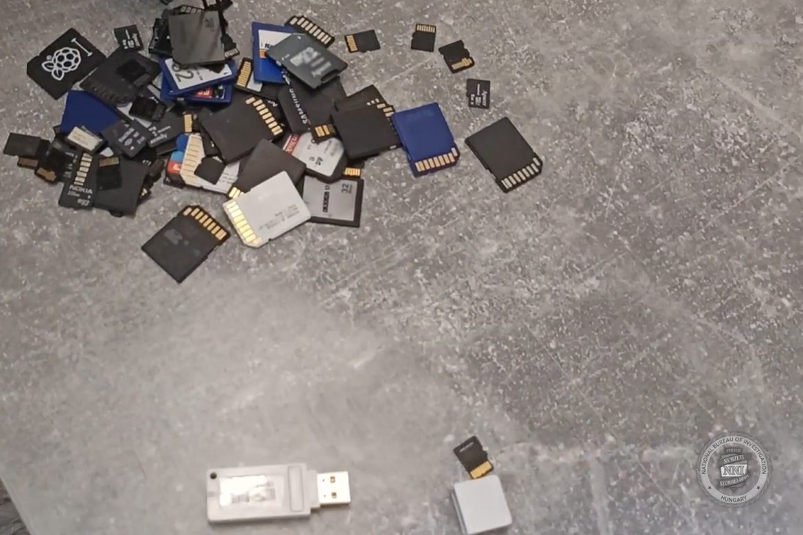 gyermekpornográfia, szegedi férfi, gyanúsított, elfogták a rendőrök, fotó: police.hu