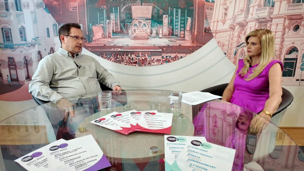 Barnák László, főigazgató, Szegedi Nemzeti Színház, Kisitók Tímea, divizióvezető, Makói Városi Televízió