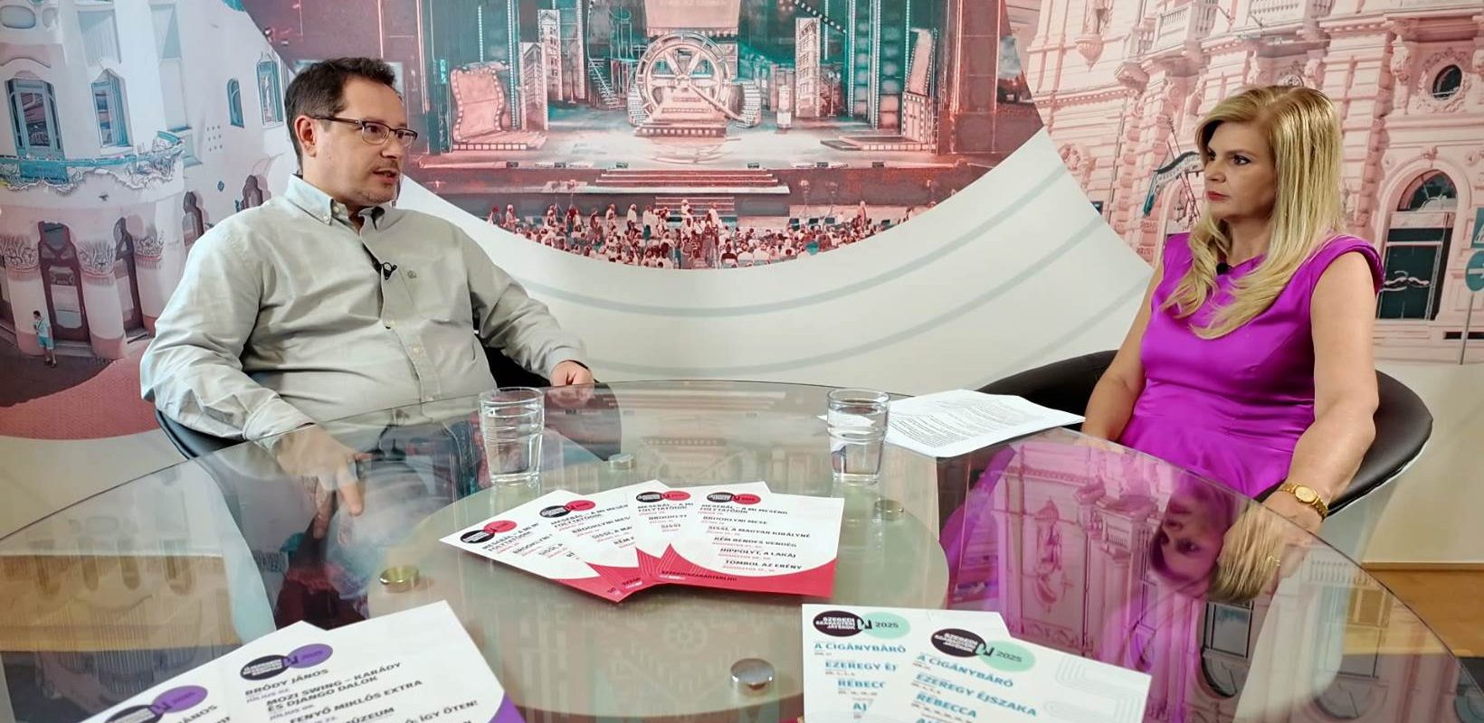 Barnák László, főigazgató, Szegedi Nemzeti Színház, Kisitók Tímea, divizióvezető, Makói Városi Televízió