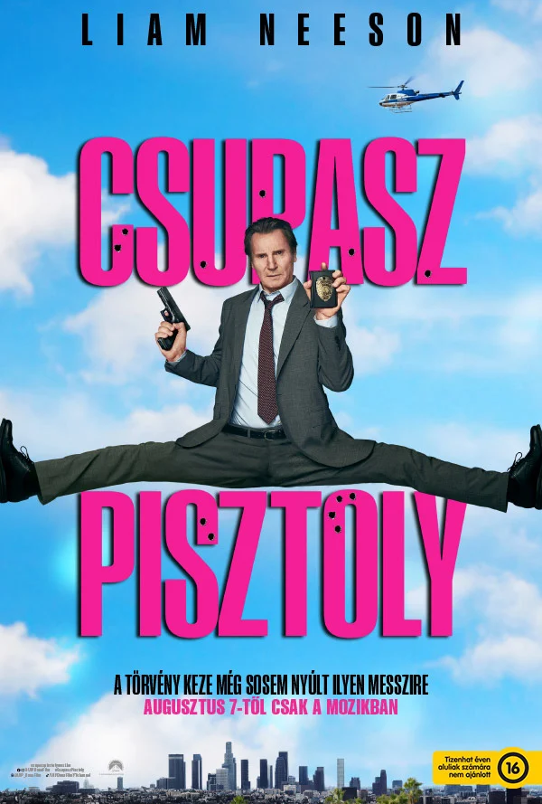 Csupasz pisztoly, plakát, Makói Mozi