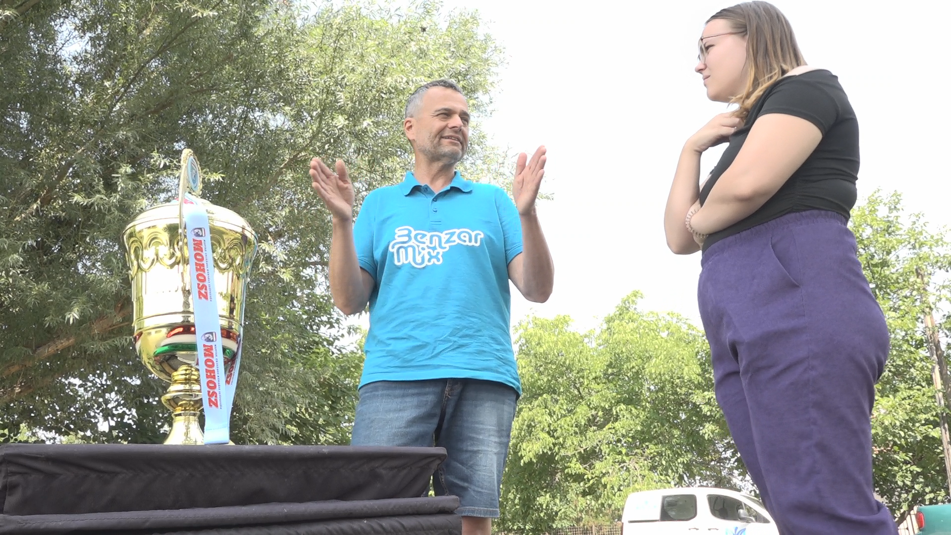 Frankó Zoltán tanár, a Makói Sporthorgász egyesület elnöke