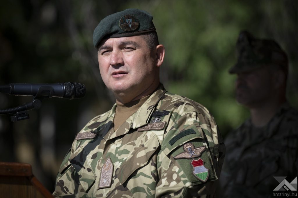 Molnár Zsolt dandártábornok, fotó: honvédelem.hu