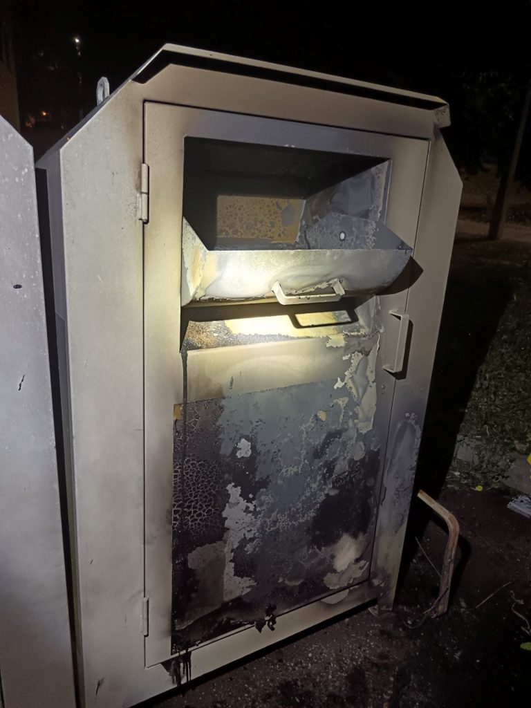 Hódmezővásárhelyen gyújtogatott ittasan egy makói férfi. Fotó: police.hu