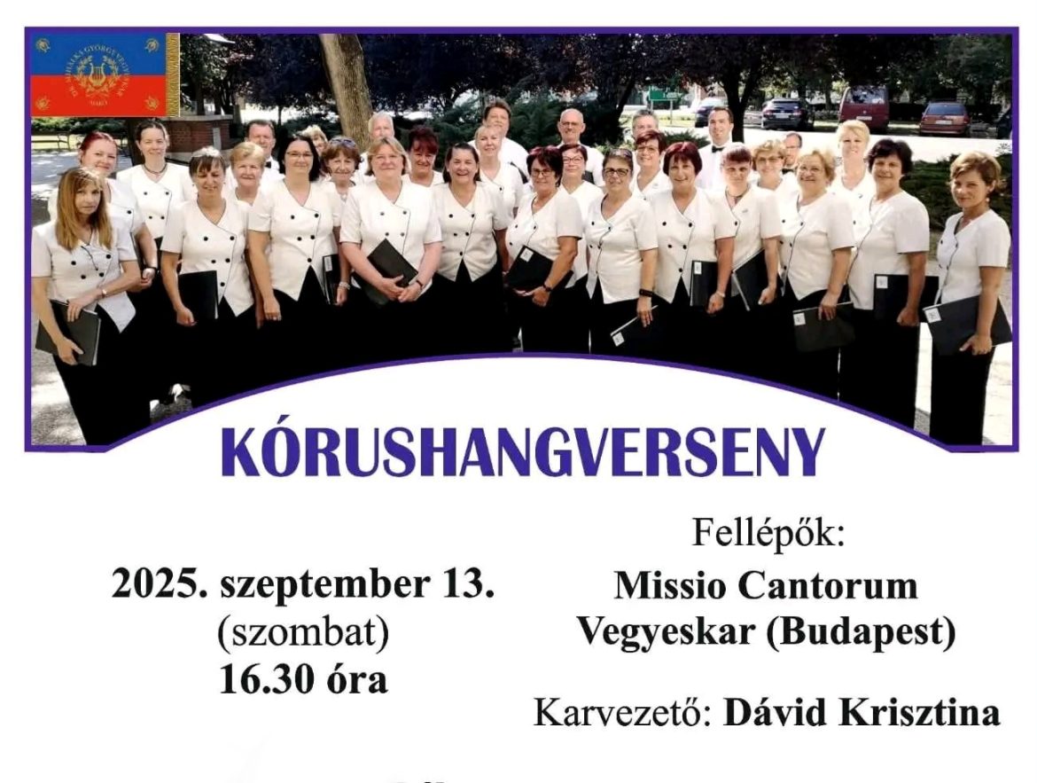 Missio Cantorum Vegyeskar, kórushangverseny, Makó, plakát