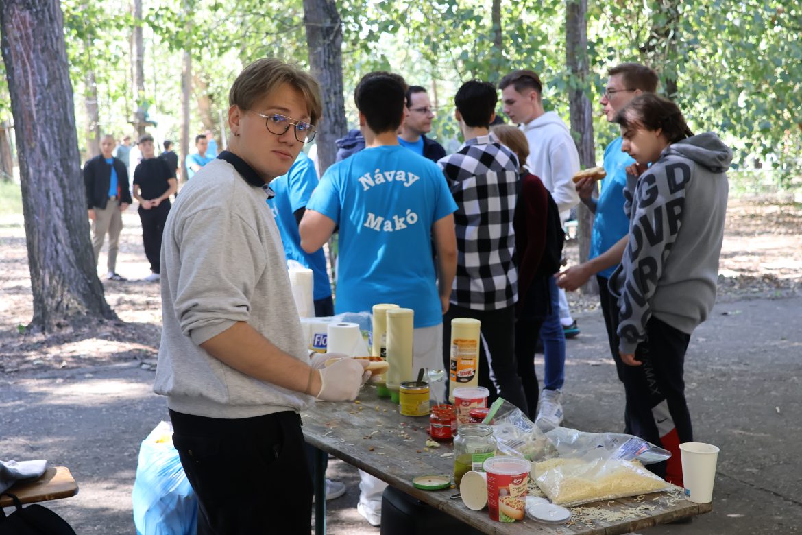 Diáknap gólyaavatással a HSZC Makói Návay Lajos Technikum és Kollégiumban. Fotó: Jeszenszky Zoltán