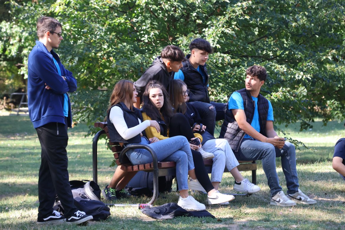 Diáknap gólyaavatással a HSZC Makói Návay Lajos Technikum és Kollégiumban. Fotó: Jeszenszky Zoltán