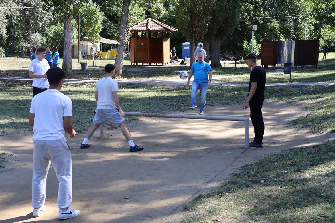 Diáknap gólyaavatással a HSZC Makói Návay Lajos Technikum és Kollégiumban. Fotó: Jeszenszky Zoltán