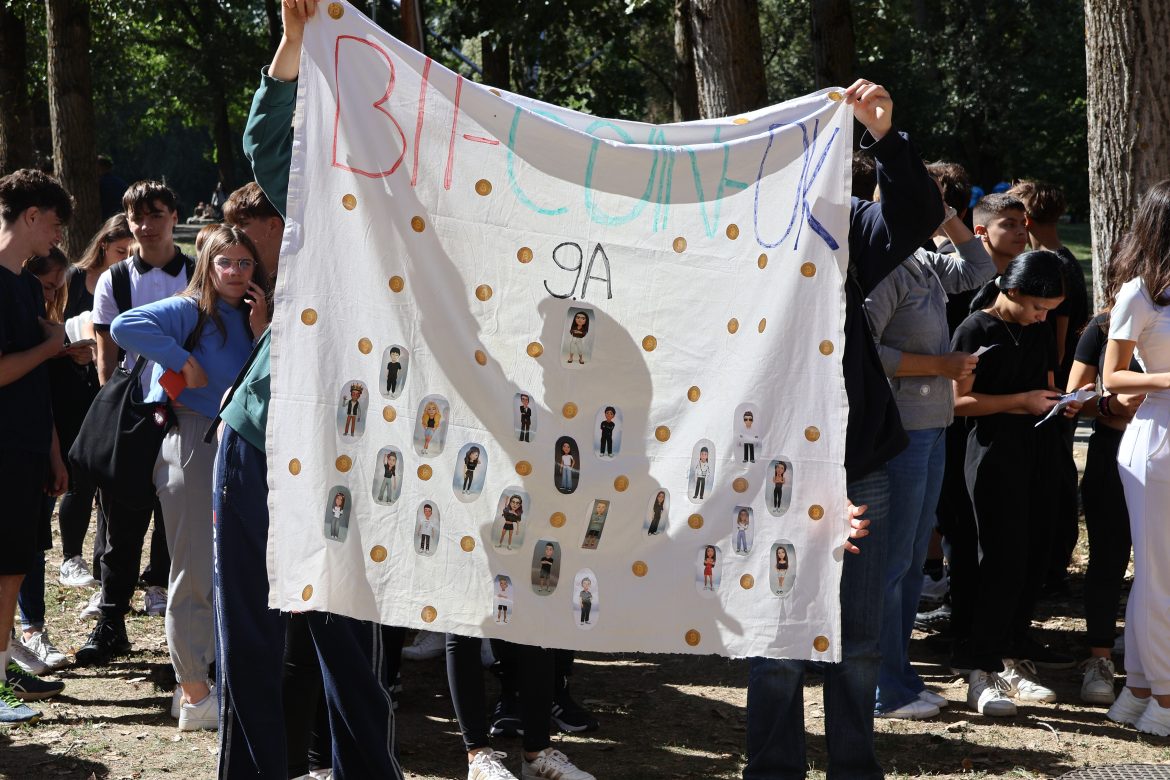 Diáknap gólyaavatással a HSZC Makói Návay Lajos Technikum és Kollégiumban. Fotó: Jeszenszky Zoltán