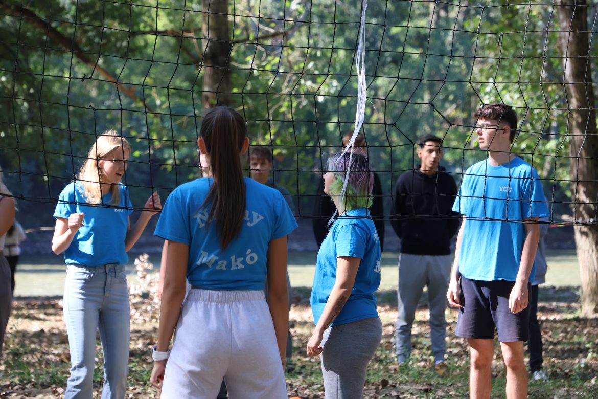Diáknap gólyaavatással a HSZC Makói Návay Lajos Technikum és Kollégiumban. Fotó: Jeszenszky Zoltán