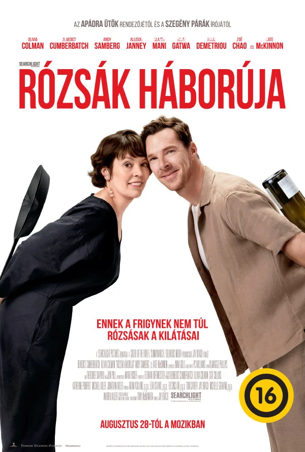Rózsák háborúja, filmplakát, Makói Mozi