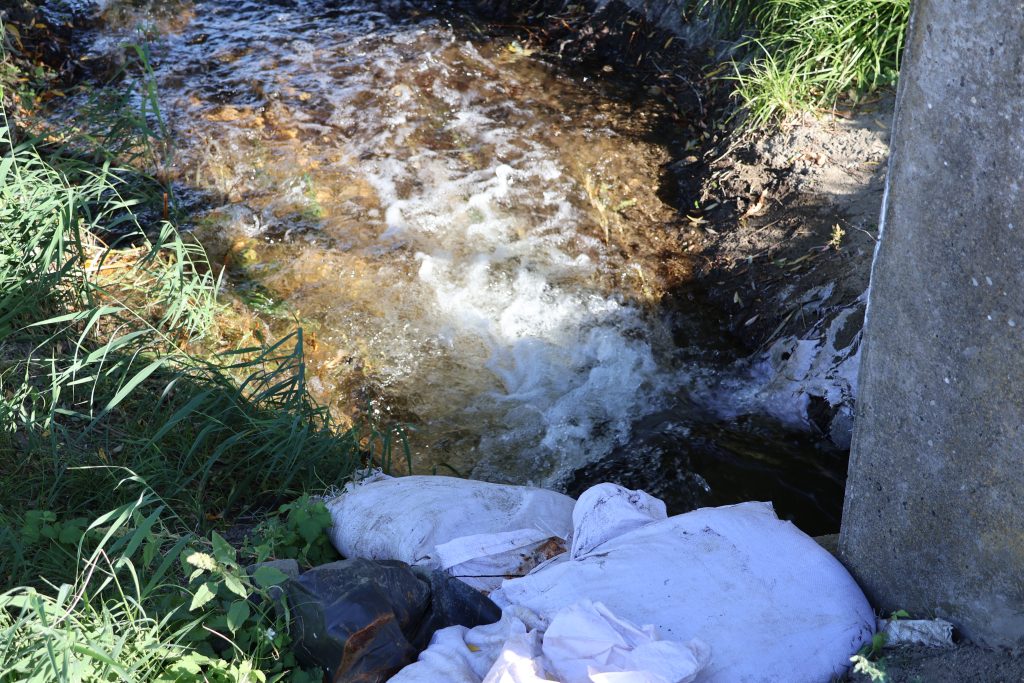 Vályogos, Kiszombor, vízpótlás a Maros vizével, fotó: Jeszenszky Zoltán
