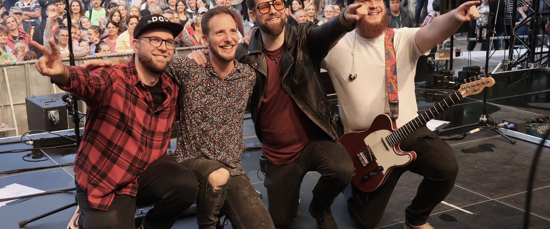 Zaporozsec zenekar, Makó, Hagymafesztivál, 2025. szeptember 14., Széchenyi tér, fotó: Jeszenszky Zoltán