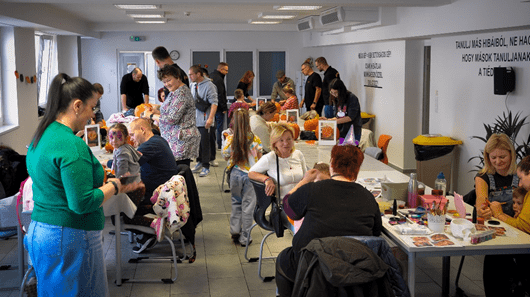 „Tök Jó Nap” volt a makói gumigyárban. Fotó: Continental