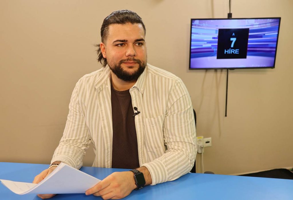 Kiss Ádám önkormányzati képviselő, turisztikai tanácsnok, fotó: Makói Városi Televízió