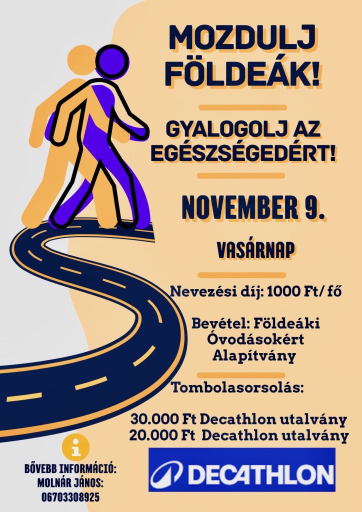 Mozdulj Földeák! plakát, 2025. november 9.