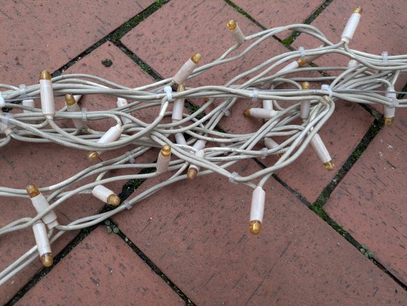 karácsonyi fényfüzérek, Makó, advent, fotó: Miklós András