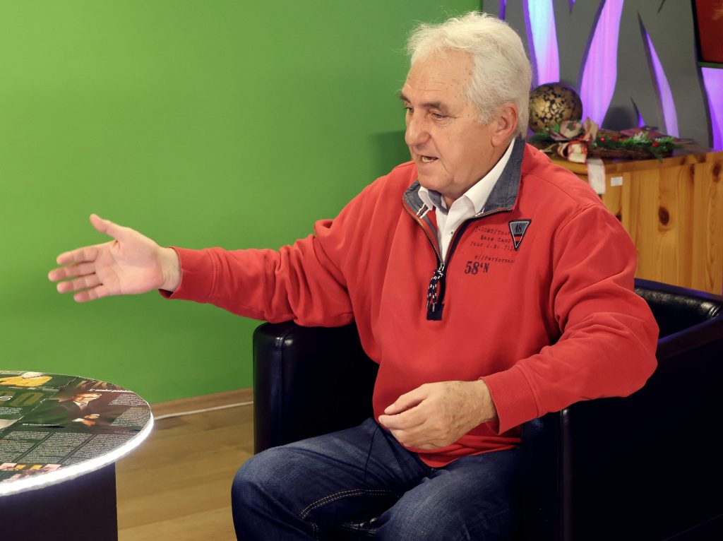 Márton István, Makó volt rendőrkapitánya, Makó Korzó vendége, fotó: Jeszenszky Zoltán