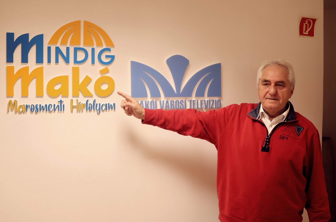 Márton István, Makó volt rendőrkapitánya, Makó Korzó vendége, fotó: Jeszenszky Zoltán