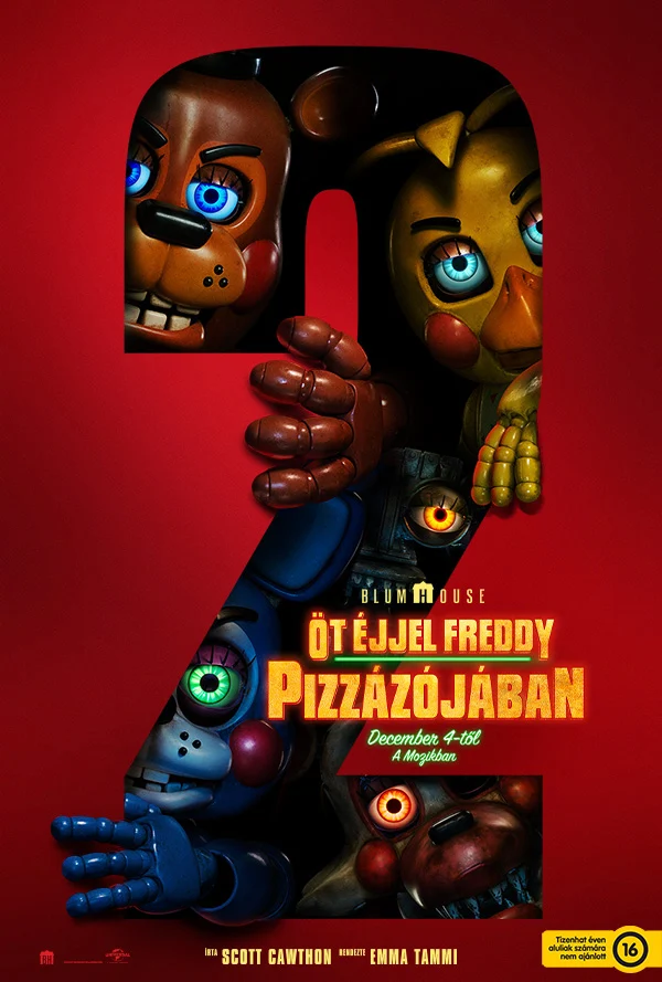 Öt éjjel Freddy Pizzázójában 2 (Five Nights at Freddy's 2 ), Makó Mozi, plakát