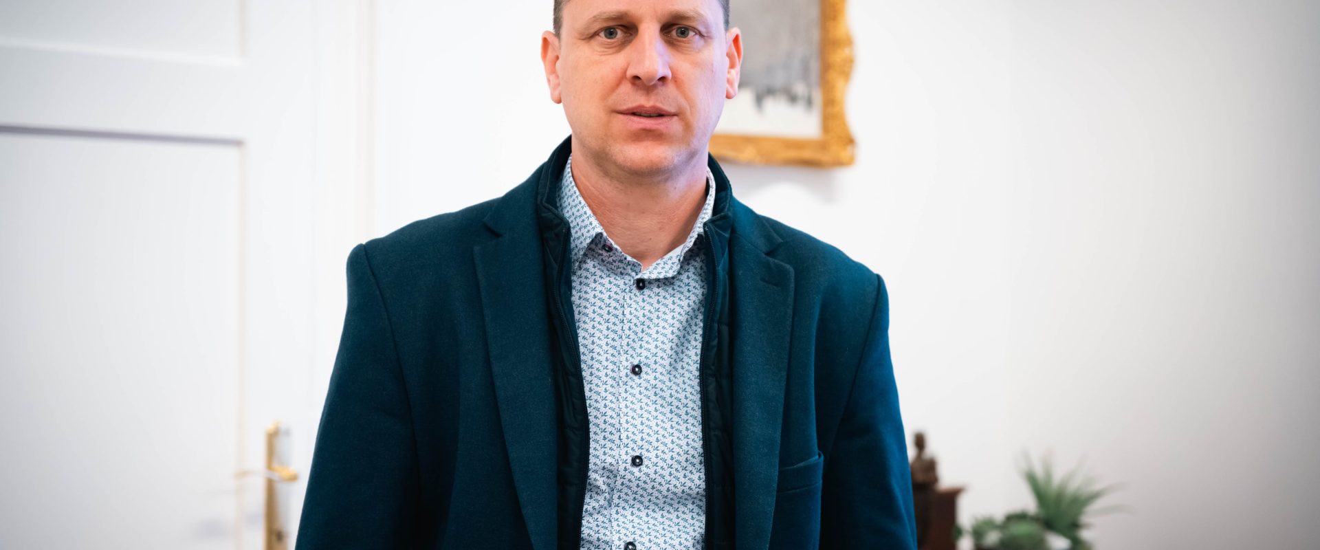 Czirbus Gábor, Makó alpolgármestere, a Fidesz országgyűlési képviselőjelöltje, fotó: MM