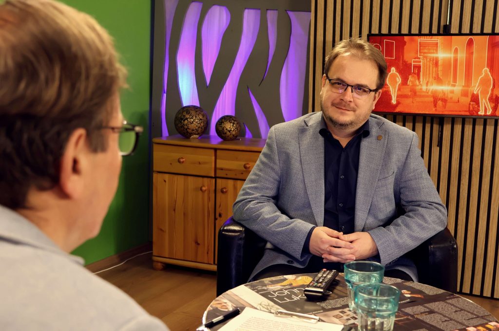 Gál Tamás klímakutató, az SZTE Légkör- és Téradattudomány Tanszék tanszékvezetője, fotó: Jeszenszky Zoltán