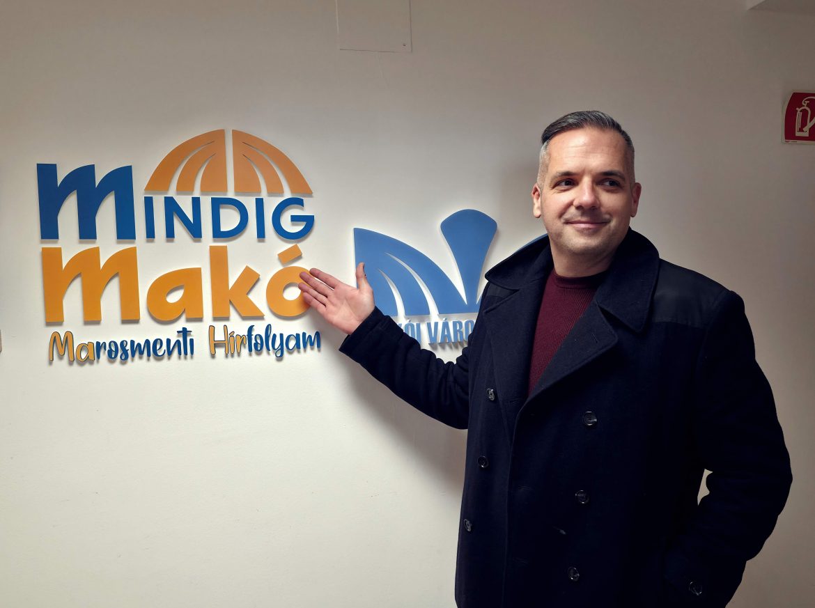 Tóth Tamás, a HungaroMet Nonprofit Zrt. és az MTVA meteorológusa, fotó: Jeszenszky Zoltán