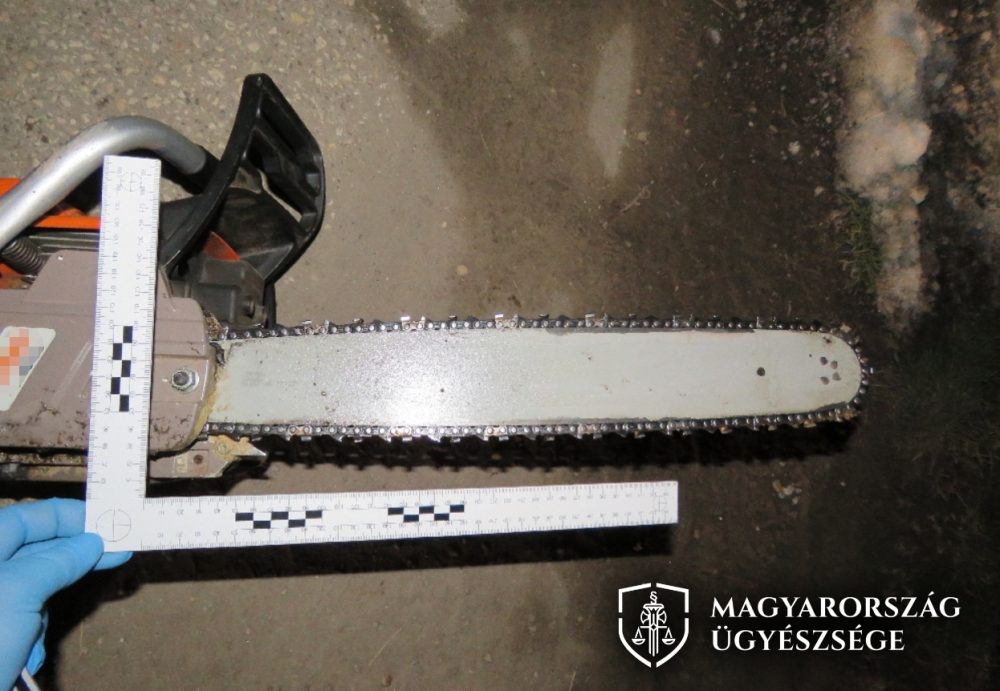 A Szegedi Járási Ügyészség felfegyverkezve elkövetett garázdaság bűntettével és zaklatás vétségével gyanúsítja a férfit.