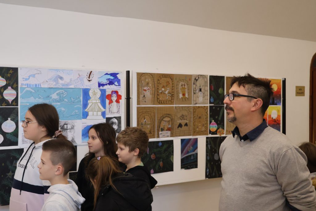 Makói Magán Zeneiskola, képzőművészeti tanszak, kiállítás