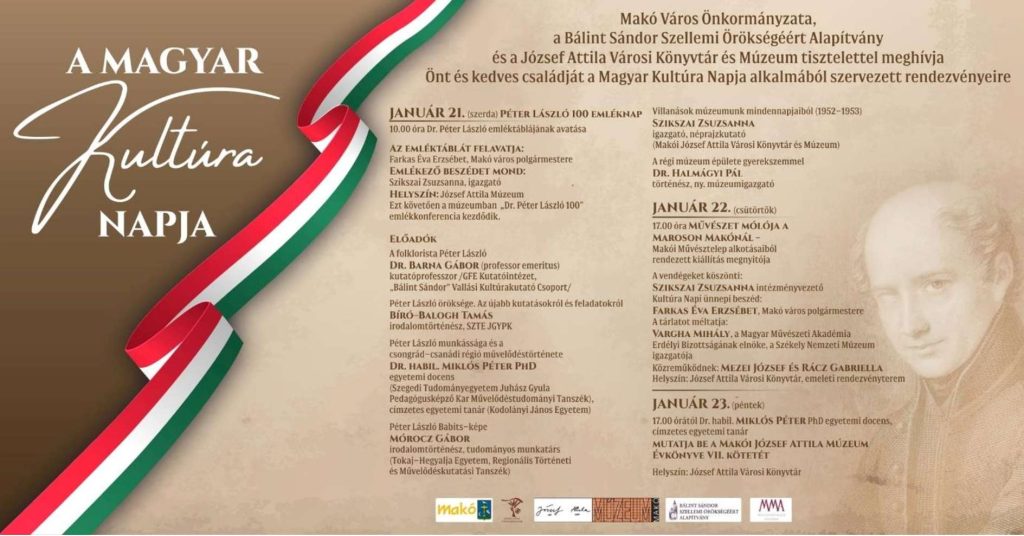 A magyar kultúra napja, 2026, program, plakát