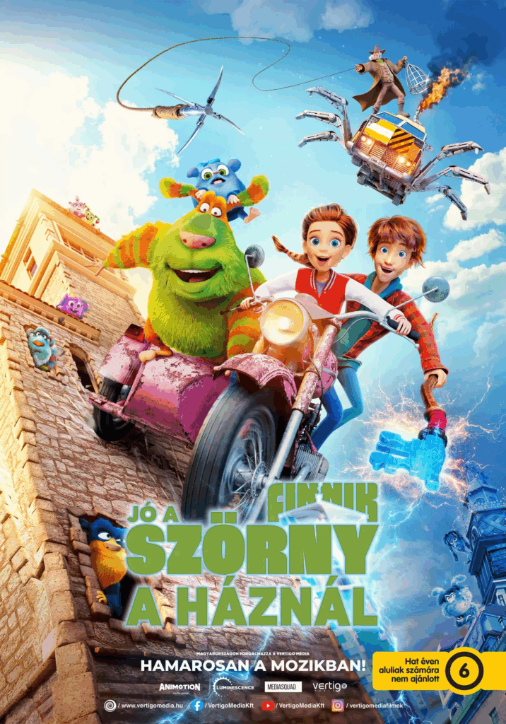 Finnik – Jó a szörny a háznál (Финник), plakát, Makói Mozi