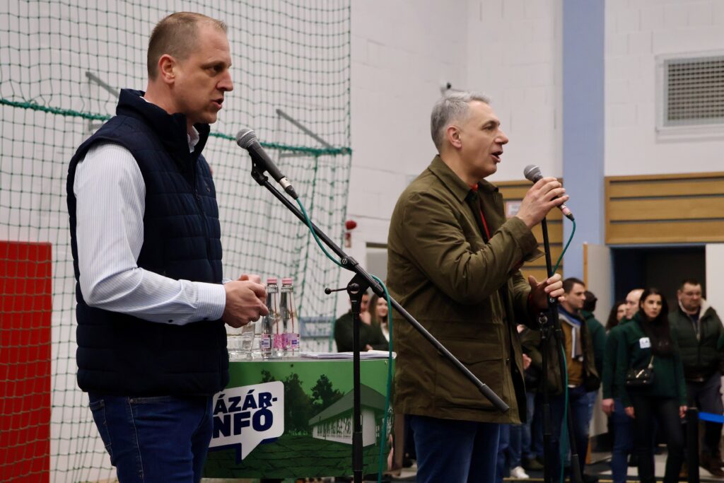Lázár János építési és közlekedési miniszter, 41. Lázárinfó, Makó, 2026. február 20. fotó: Jeszenszky Zoltán