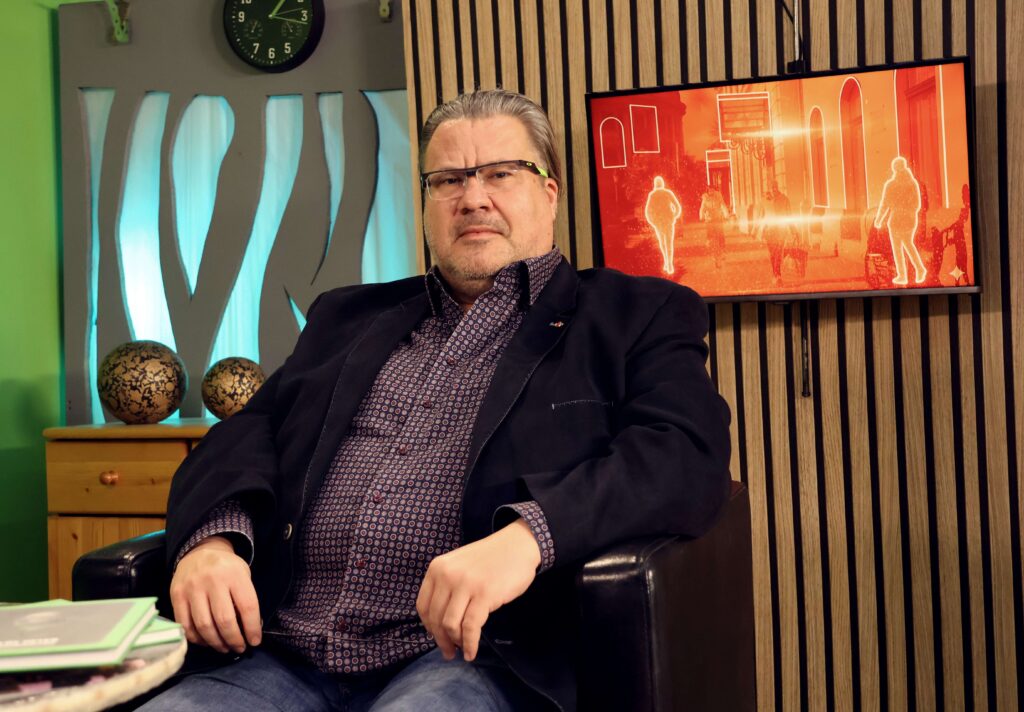 Miklós Péter, eszmetörténész, a Szegedi Tudományegyetem docense, Fotó: Jeszenszky Zoltán