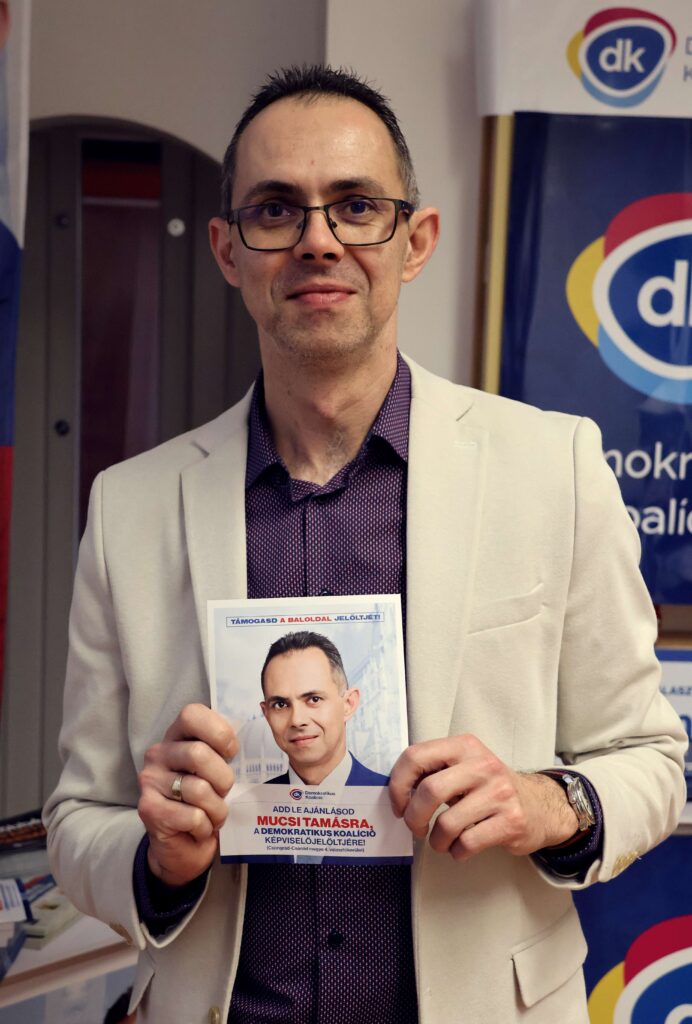 Mucsi Tamás, Demokratikus Koalíció, fotó: Borka Péter