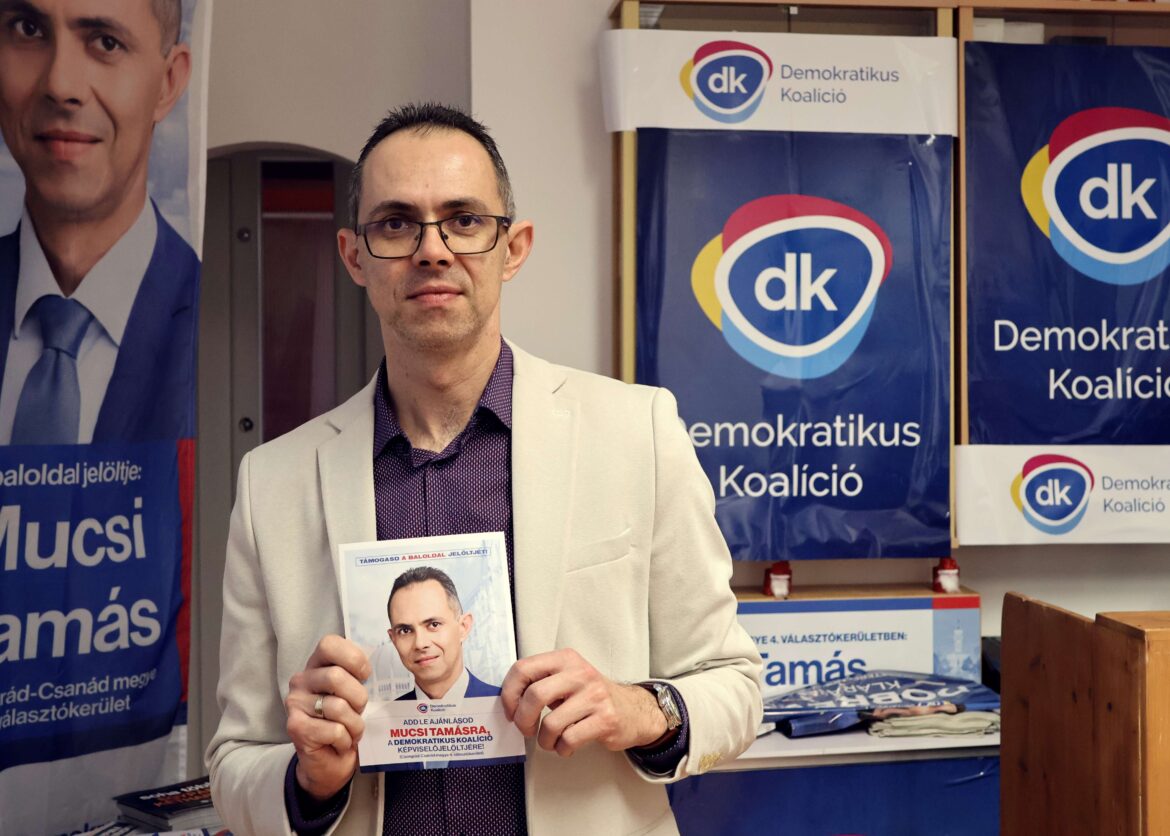 Mucsi Tamás, Demokratikus Koalíció, fotó: Borka Péter
