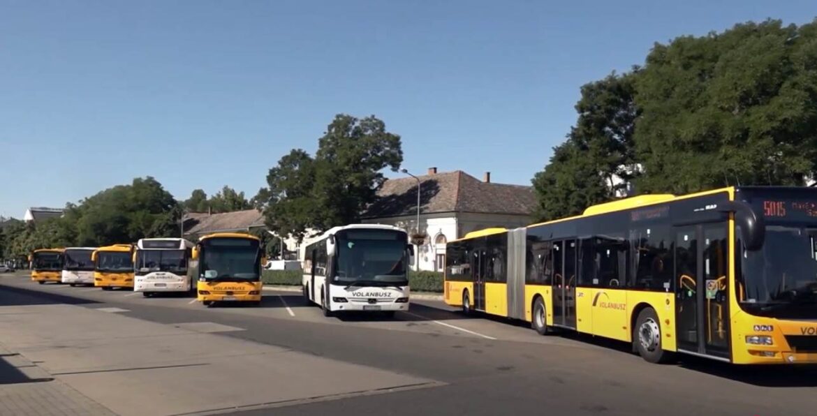 autóbusz-menetrend, Volán, MÁV-csoport, fotó: Makói Városi Televízió
