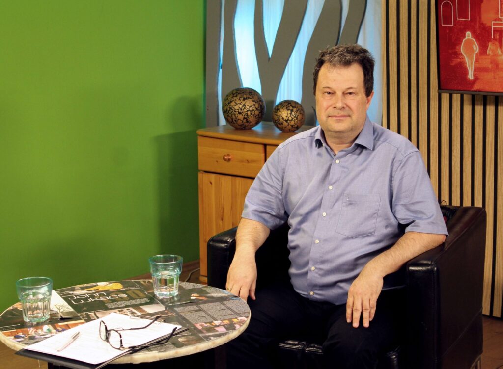 Bajmócy Péter, a Szegedi Tudományegyetem Földrajz- és Földtudományi Intézetének egyetemi docense, Makó Korzó, fotó: Jeszenszky Zoltán