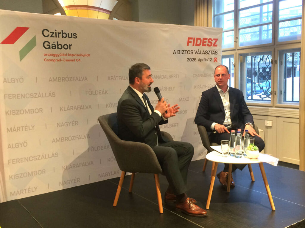 Hidvéghi Balázs, a Miniszterelnöki Kabinetiroda parlamenti államtitkára, országgyűlési képviselő, Makó, fotó: Halmágyi Gábor