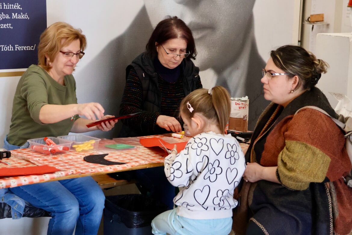 Történeti játszóház kézműves foglalkozásokkal, Makó, József Attila Múzeum, 2026. március 14., fotó: Jeszenszky Zoltán