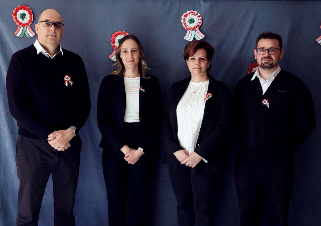 Makó, Makói Óvoda Kassai utcai tagintézménye, 1848-as műsor, Makói Általános Iskola zenekara, fotó: Jeszenszky Zoltán