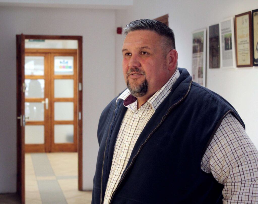 A Makó Korzó vendége: Marjai Péter, a Marosmenti Vadásztársaság elnöke, a Hungarowild Kft. apróvadágazat vezetője. Fotó: Jeszenszky Zoltán