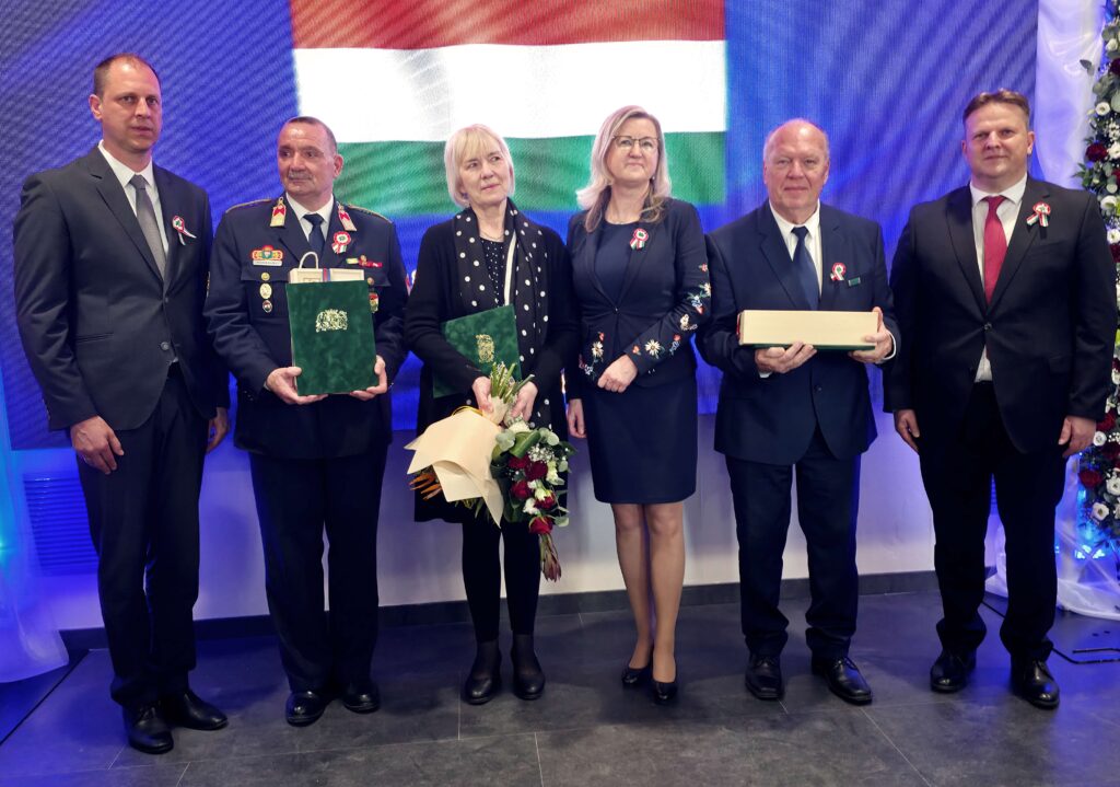 a Csongrád-Csanád vármegyei közgyűlés díjazottjai, 2026. március 12., fotó: Jeszenszky Zoltán